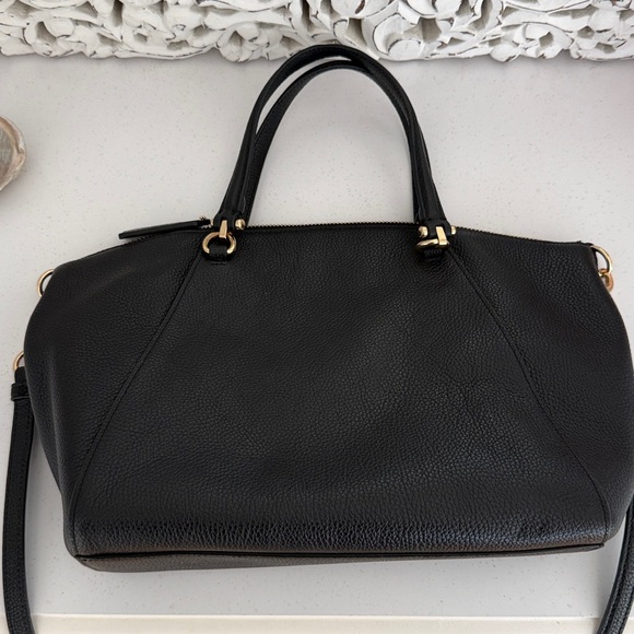 Black Leather Coach Bag Prarie Satchel - Picture 12 of 13